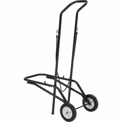 National Public Seating Dolly - 1375 lb Load Capacity - 2 Casters - Tubular Steel - Brown Steel Frame - Brown - 1 Each
