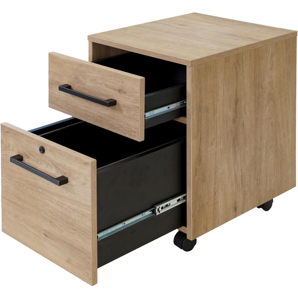 Mason Modern Two Drawer Wood Laminate File Cabinet