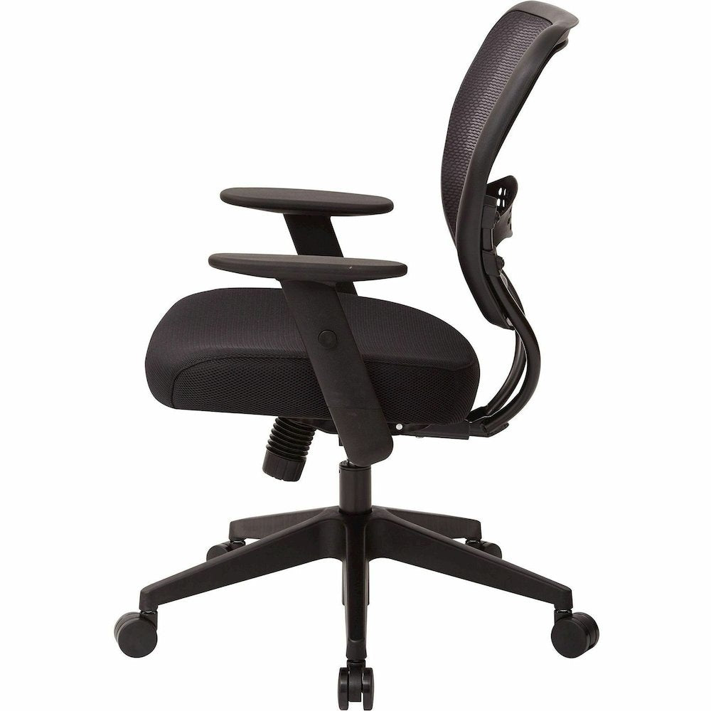 Office Star Professional Air Grid Back Managers Chair - Black Seat Color - Mesh Seat Material - Mesh Back Material - Black Frame Color - 5-star Base - 1 Each