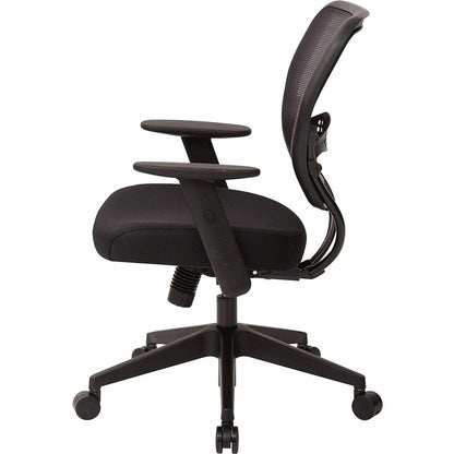 Office Star Professional Air Grid Back Managers Chair - Black Seat Color - Mesh Seat Material - Mesh Back Material - Black Frame Color - 5-star Base - 1 Each