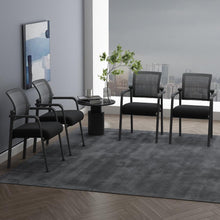 Boss Mesh 4-Legged Guest Chair - Black Seat Color - Black Back Color - Mesh Back Material - Tubular Steel Frame Material - Four-legged Base - 1 Carton