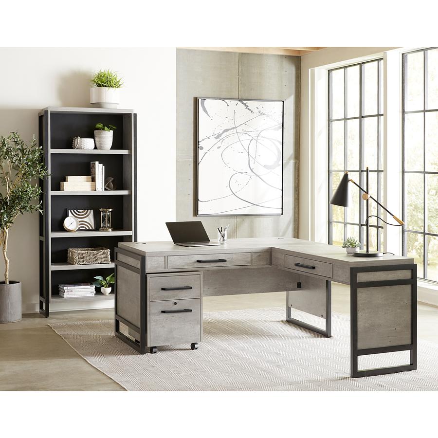 Mason Open Wood Laminate Bookcase