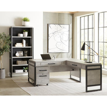 Mason Open Wood Laminate Bookcase