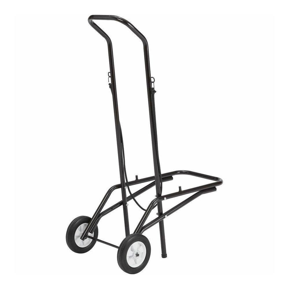 National Public Seating Dolly - 1375 lb Load Capacity - 2 Casters - Tubular Steel - Brown Steel Frame - Brown - 1 Each