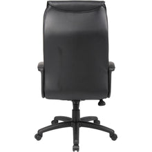 Boss Executive Leather Plus Chair - Black LeatherPlus Seat - Black LeatherPlus Back - 5-star Base - Armrest - 1 Each