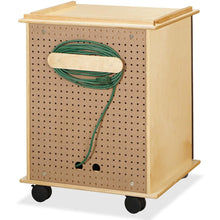 Jonti-Craft Laptop/Tablet Storage Cart - x 24" Width x 23" Depth x 30" Height - Woodgrain - For 32 Devices - 1 Each