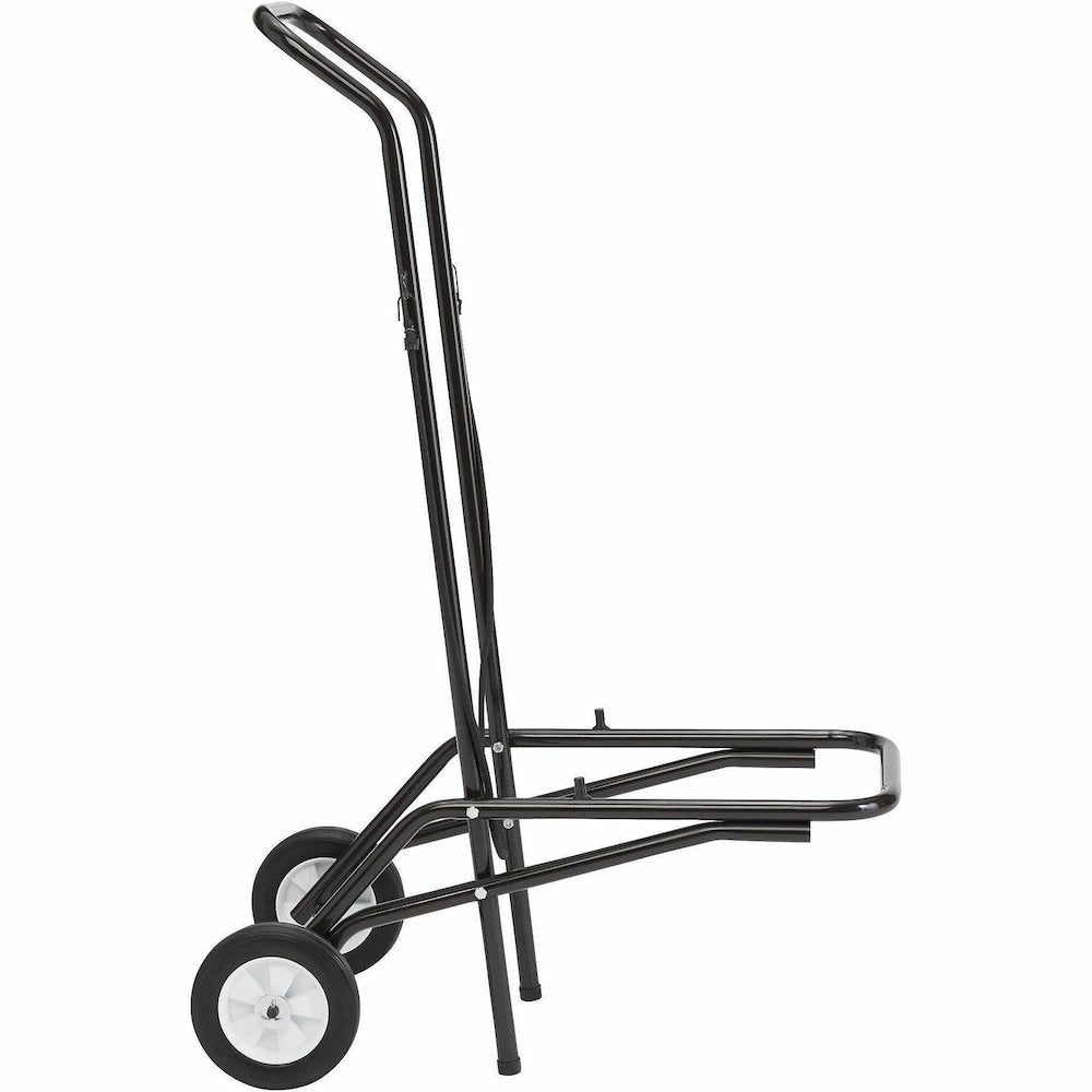 National Public Seating Dolly - 1375 lb Load Capacity - 2 Casters - Tubular Steel - Brown Steel Frame - Brown - 1 Each