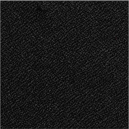 Boss Caressoft Plus Training Chair - Black Vinyl Seat - Black Mesh Back - Pewter Frame - Four-legged Base - Armrest - 2 / Carton