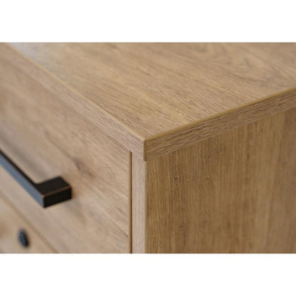 Mason Modern Two Drawer Wood Laminate File Cabinet