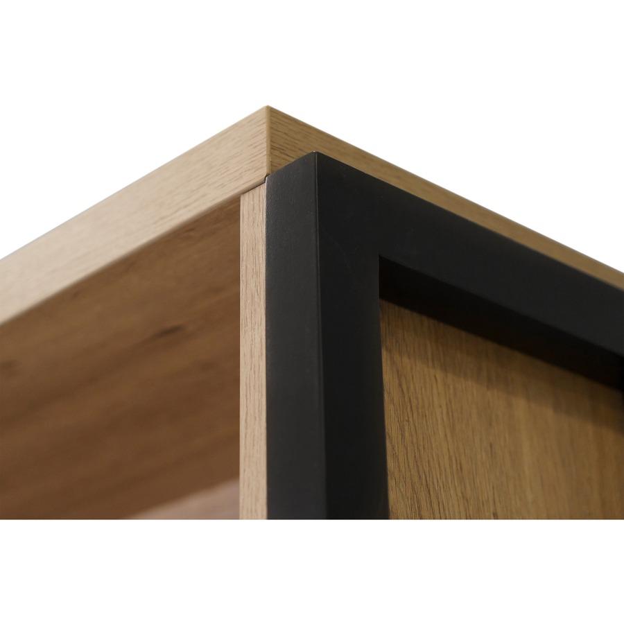 Mason Open Wood Laminate Bookcase
