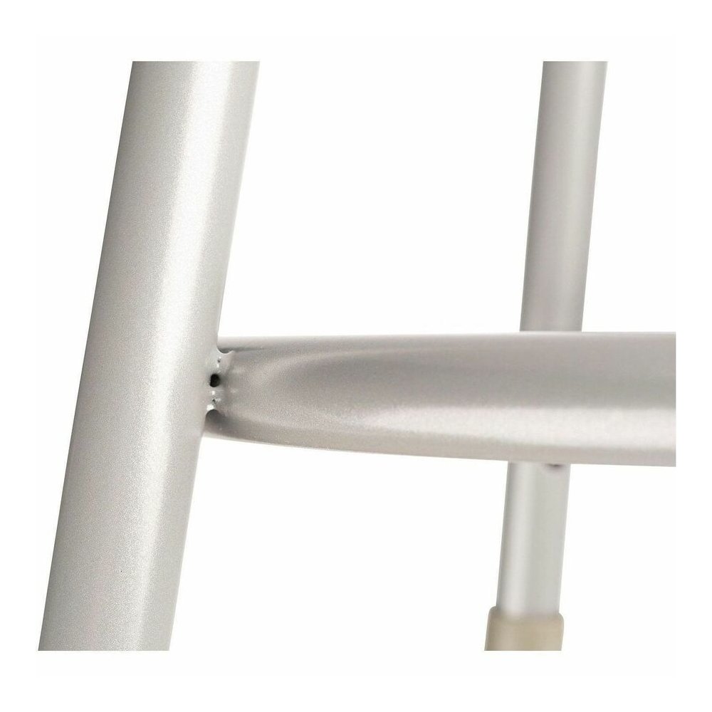 National Public Seating 6200 Series Heavy-Duty Stools - Masonite Seat Color - Masonite Seat Material - Gray Frame Color - Steel Frame Material - Four-legged Base - Gray - 1 Each