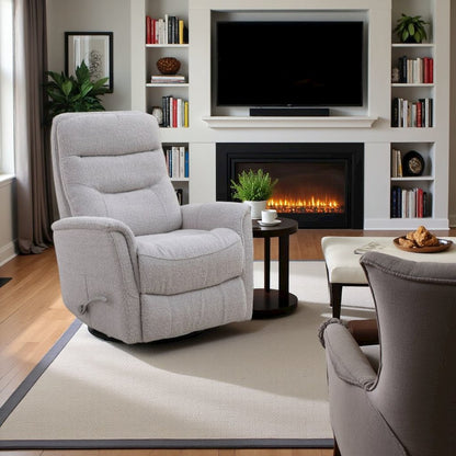 Bloke Cotton Recliner Nursery Glider Set – Elegant Boucle Chairs for Comfort