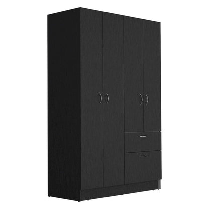 Vaupes Armoire Black / White MDF