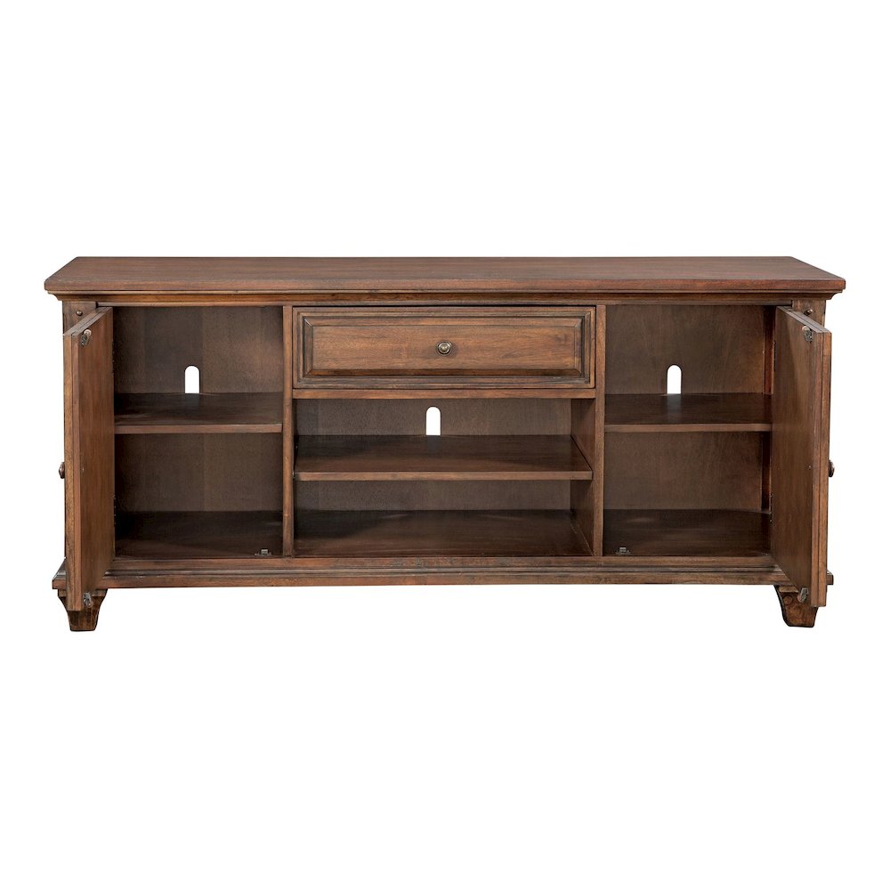 Sedona 66" Entertainment Console - Cinnamon Cherry