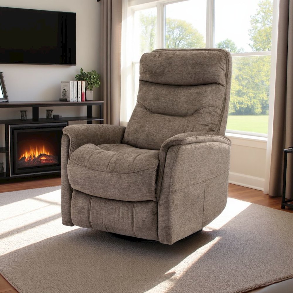 Heather Recliner Nursery Glider  – Elegant Boucle Chairs for Comfort