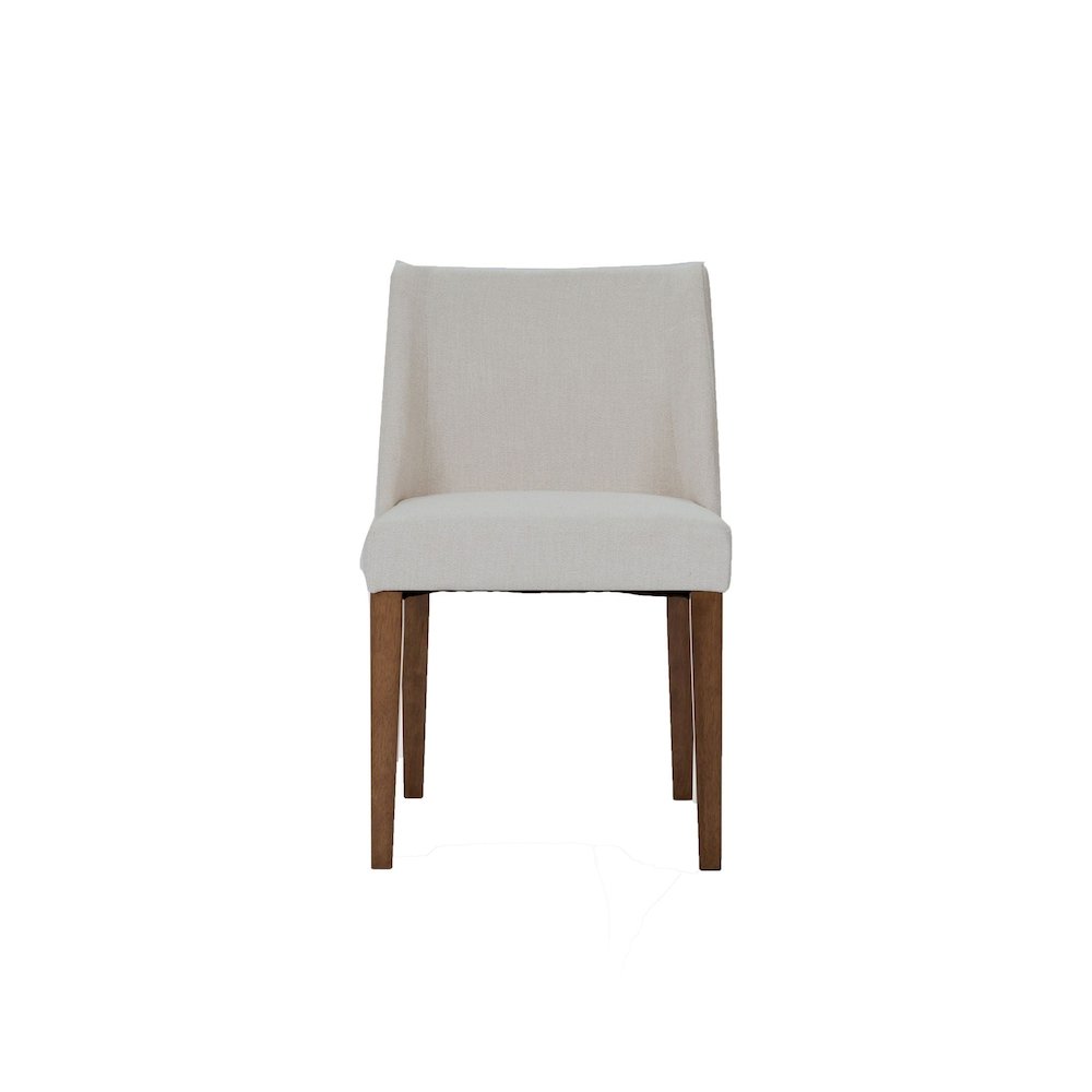 Space Savers Nido Chair - Light Tan (RTA)-Set of 2 in Satin Walnut