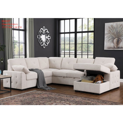Nyhan Upholstered Corner Sectional Sofa Couch