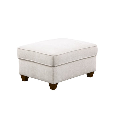 Devion Furniture 7-Piece Upholstered Modern Chenille Sectional in Beige