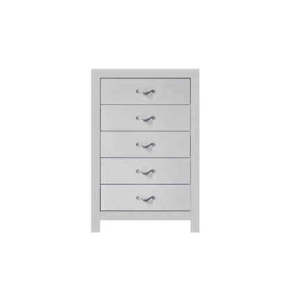 Glory Furniture Moreland Chest, Sparkling White