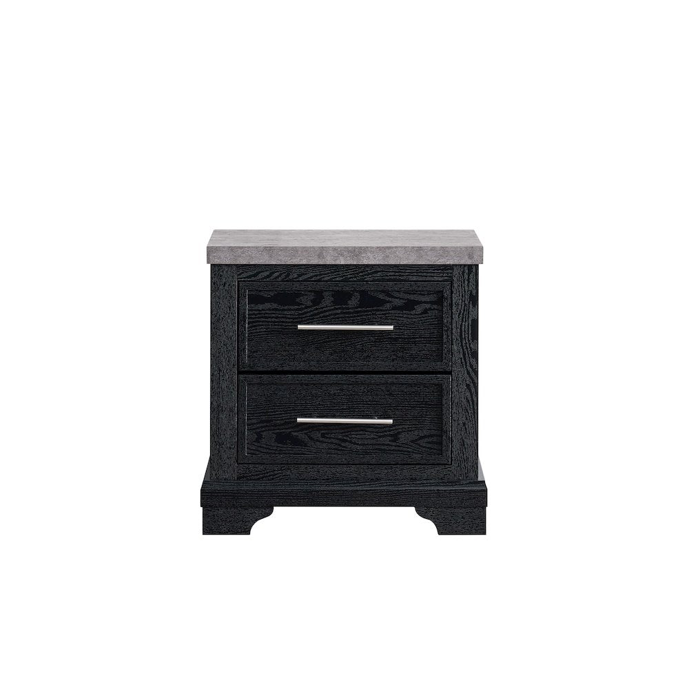 Glory Furniture Grande Nightstand, Black