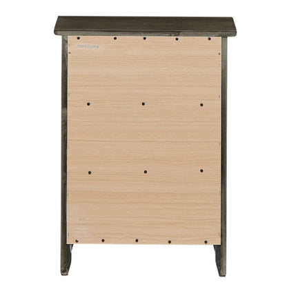 Gray 3 Drawer Nightstand, Ideal for Bedroom Storage