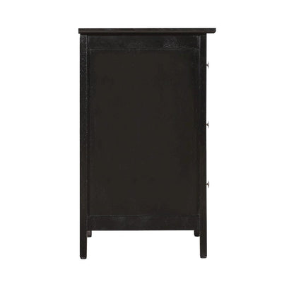 Nightstand with 3 Storage Drawers for Bedroom Organization