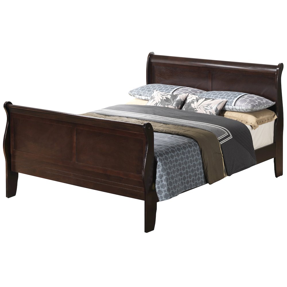Glory Furniture Louis Phillipe   Full Bed, Cappuccino