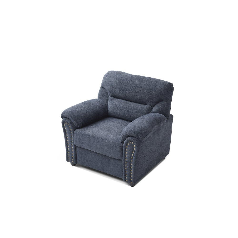 Contemporary Hamilton Chair Blue
