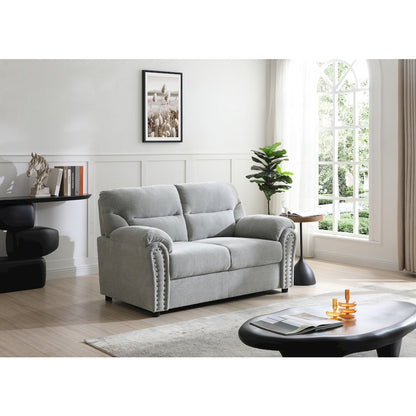 Contemporary Hamilton Love Seat Gray