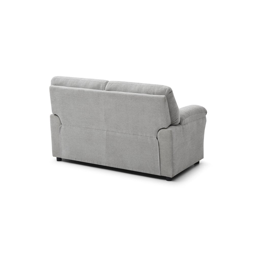 Contemporary Hamilton Love Seat Gray