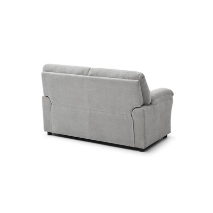 Contemporary Hamilton Love Seat Gray