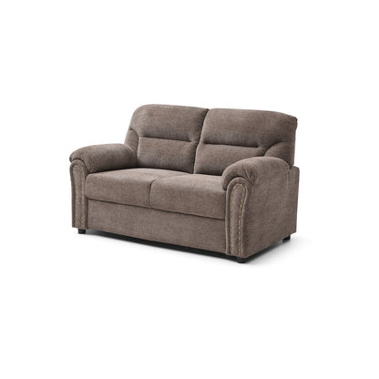 Contemporary Hamilton Love Seat Brown