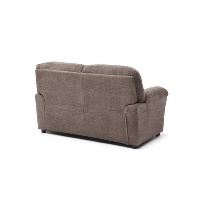 Contemporary Hamilton Love Seat Brown