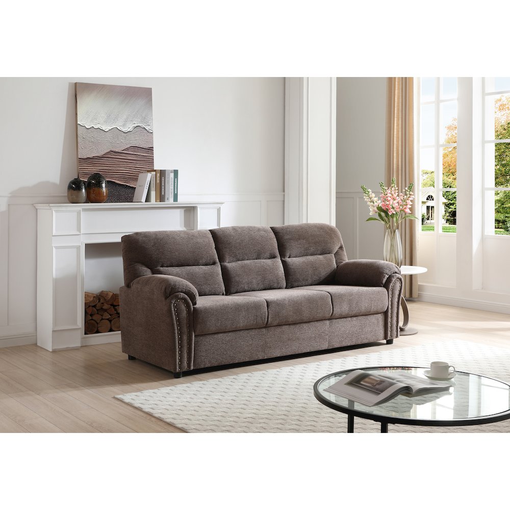 Contemporary Hamilton Sofa Brown