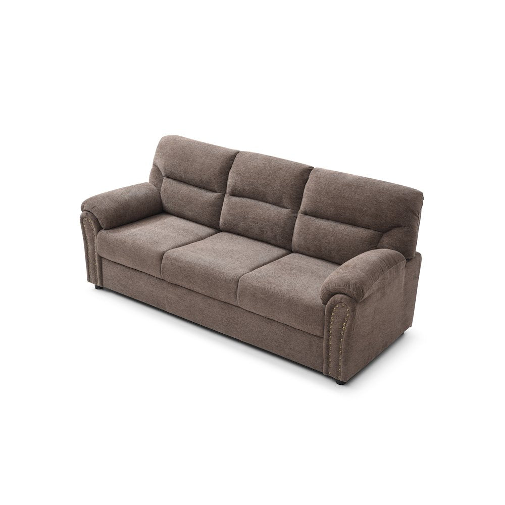 Contemporary Hamilton Sofa Brown