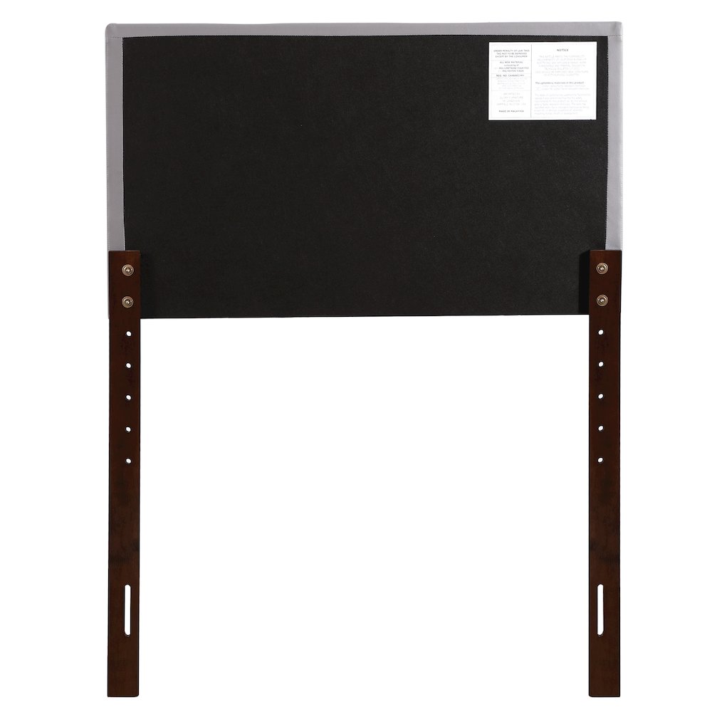 Glory Furniture Nova Twin Headboard in Light Grey Color