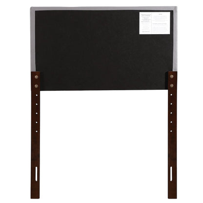 Glory Furniture Nova Twin Headboard in Light Grey Color