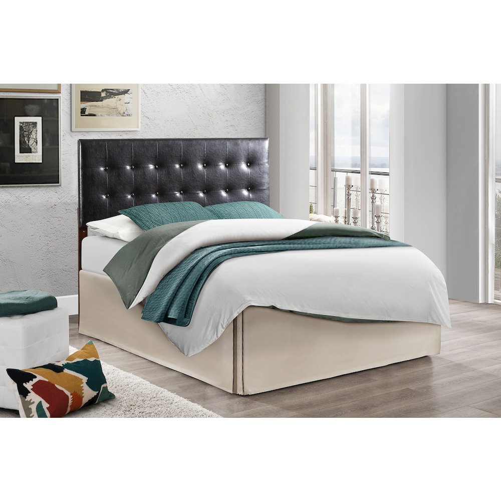 Glory Furniture Super Nova Queen Headboard in Black Color