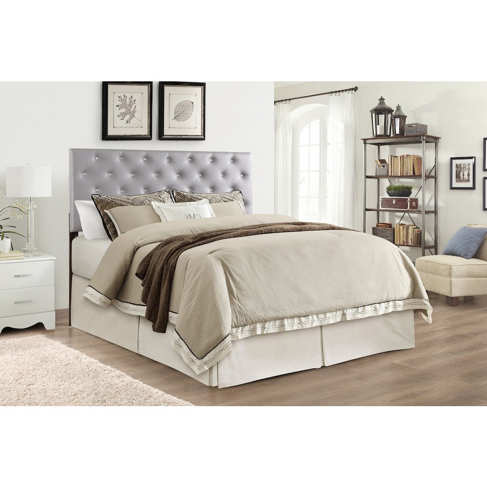 Glory Furniture Super Nova Queen Headboard in Light Grey Color