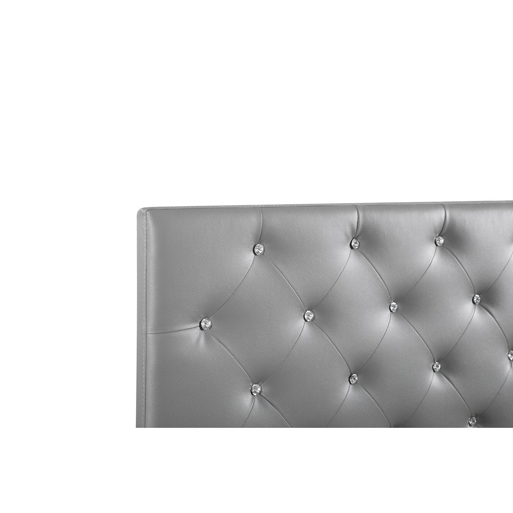 Glory Furniture Super Nova Queen Headboard in Light Grey Color