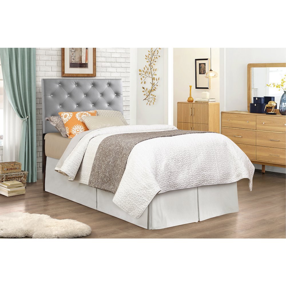Glory Furniture Super Nova   Twin Headboard, Light Gray