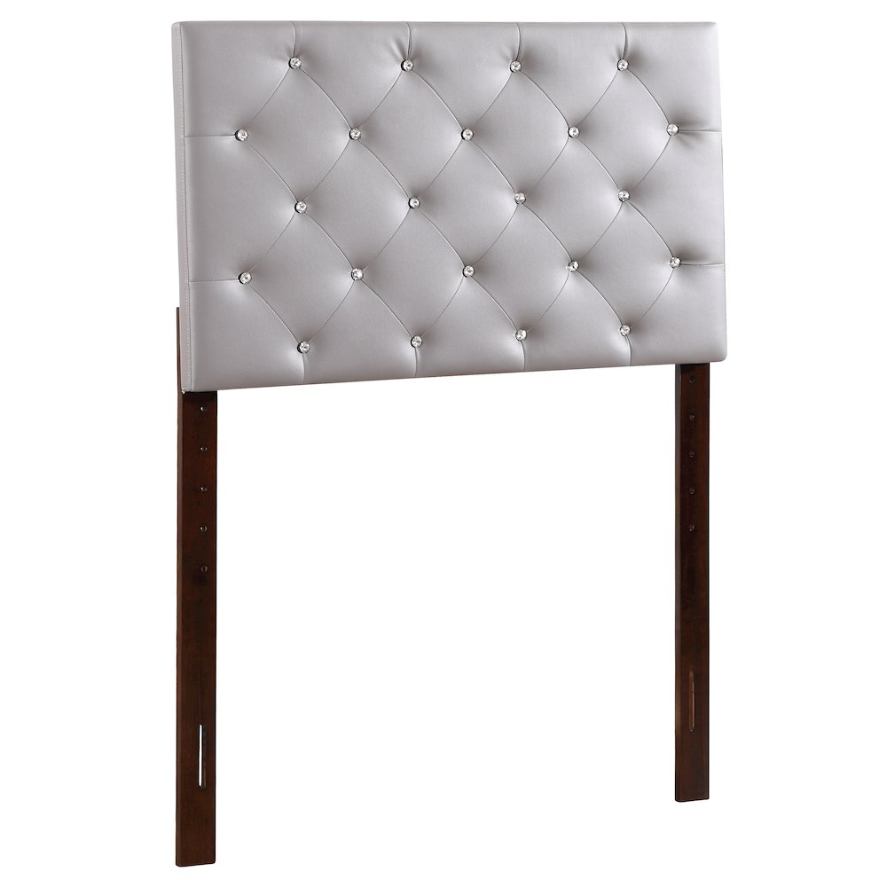 Glory Furniture Super Nova   Twin Headboard, Light Gray
