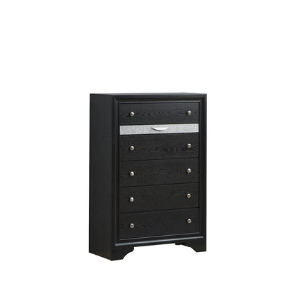 Glory Furniture Madrid Chest in Black Color