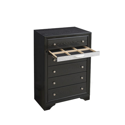 Glory Furniture Madrid Chest in Black Color