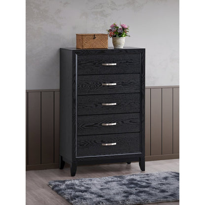 Contemporary Glasgow Chest , Black