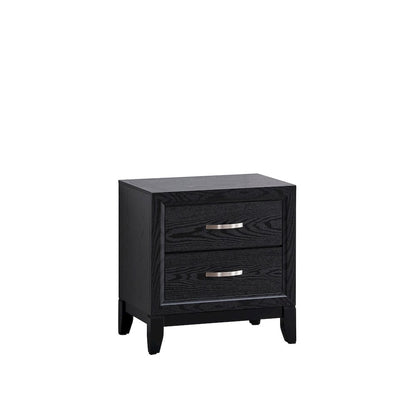 Contemporary Glasgow Nightstand , Black