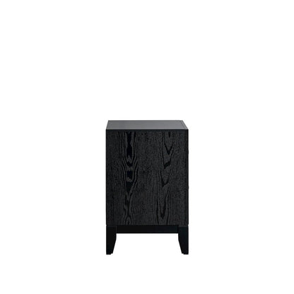 Contemporary Glasgow Nightstand , Black