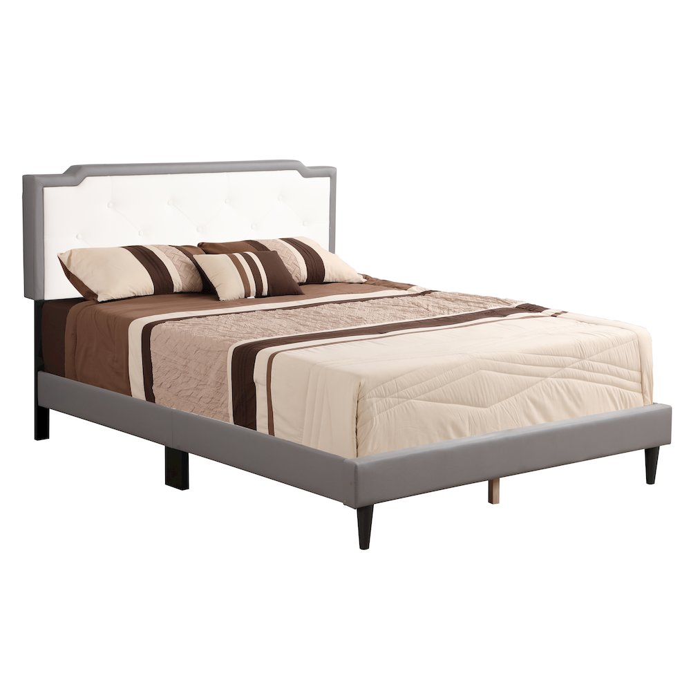 Glory Furniture Deb   Queen Bed - All In One Box, Gray