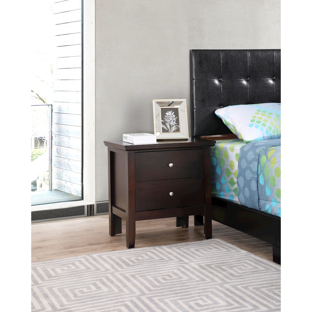 Glory Furniture Primo   Nightstand, Espresso