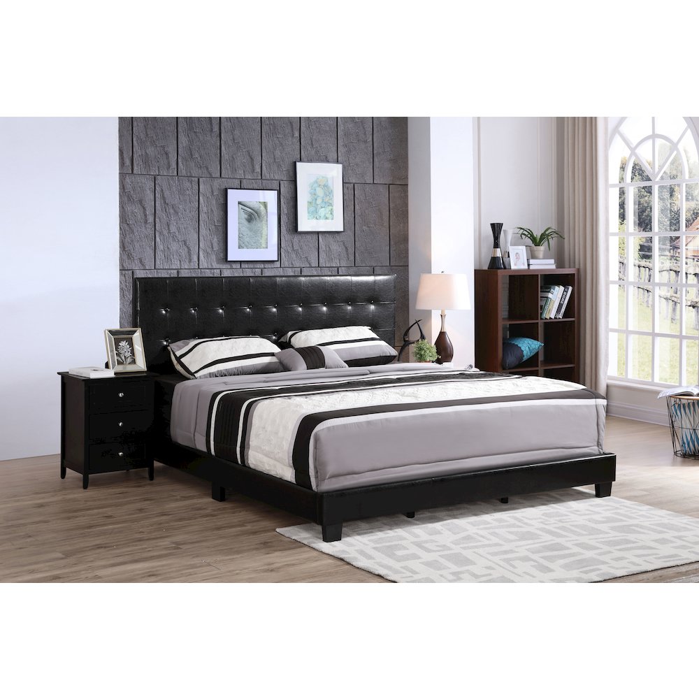 Glory Furniture Caldwell Queen Bed in Black Color